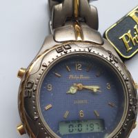 Цифров аналогов мъжки часовник Philip Persio Titanium, снимка 3 - Антикварни и старинни предмети - 45597526