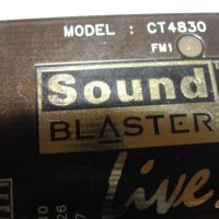 Звукова карта SOUND BLASTER 5.1 Live, Creative Labs, mod. CT48, снимка 2 - Други - 45325490