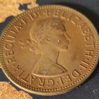 Монети Великобритания 1 пени, 1961 - 1967 година, снимка 2 - Нумизматика и бонистика - 43896293