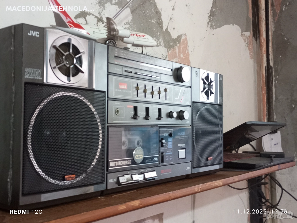 1985 JAPAN ORIGINAL JVC MODEL  PC -200 LD. PORTABLE COMPONENT SYSTEM.6\8 OMA. 53 W, снимка 1