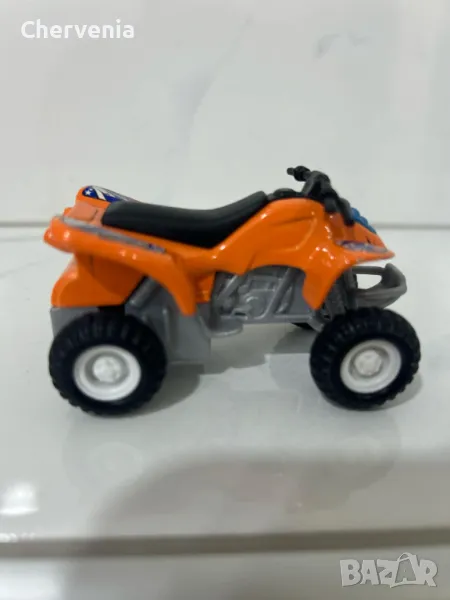 Maisto Powered ATV - оранжево и бяло и автобус малки колекционерски, снимка 1