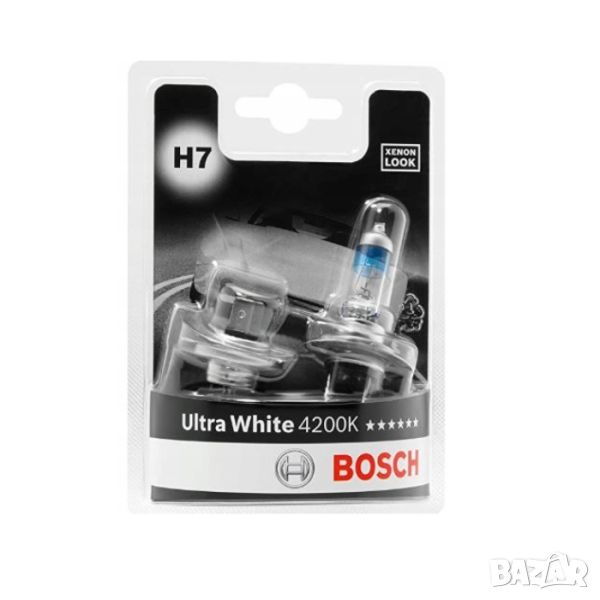 BOSCH H7 Ultra White халогенни крушки, снимка 1