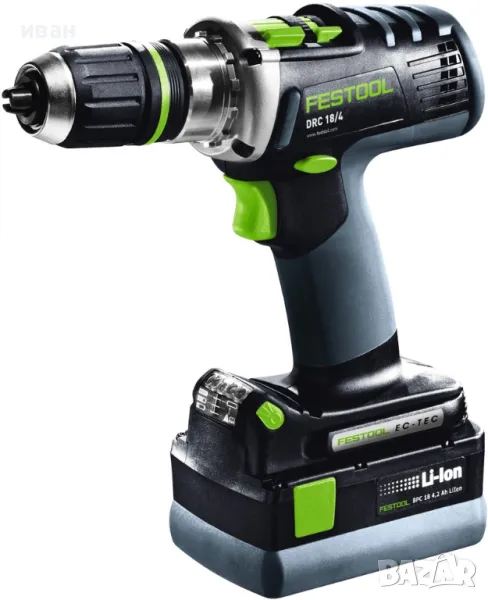 Акумулаторен винтовърт Festool DRC 18/4 Li 5,2-Set, снимка 1