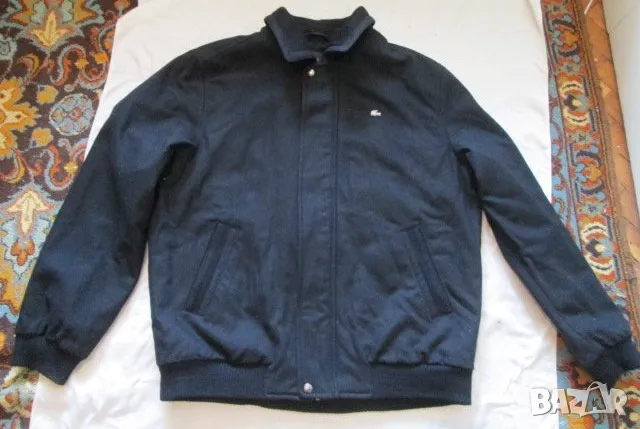 Lacoste черно вълнено яке размер 56/6., снимка 1