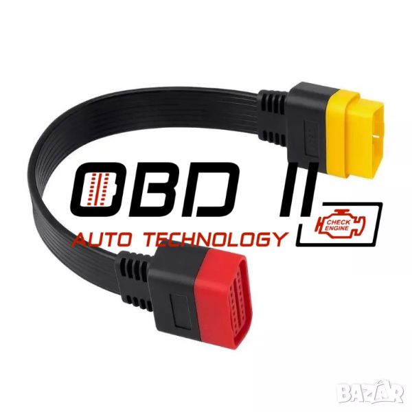 OBD2 Удължителен Кабел 16 към 16 пина ThinkDiag, снимка 1