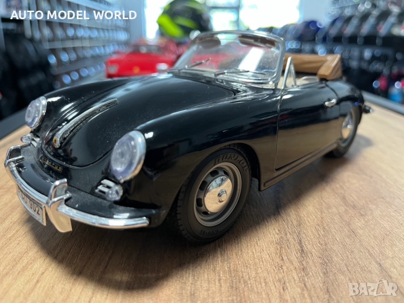 BBURAGO Метална колекционерска количка модел PORSCHE 356B COUPE 1963г., снимка 1