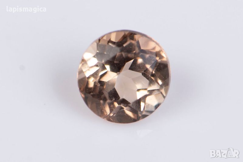 Топаз цвят шампанско 0.31ct 3.9mm кръгла шлифовка #1, снимка 1