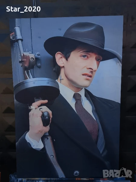 Светеща картина с LED осветление - mafia, снимка 1