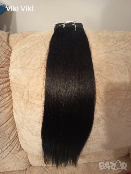 Естествена европейска коса 55см.100гр., снимка 1