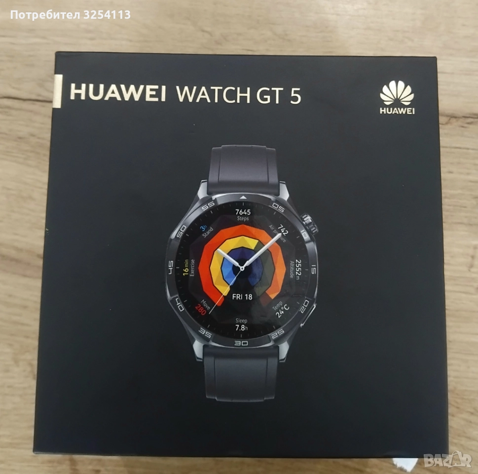 Huawei watch GT 5 в ГАРАНЦИЯ, снимка 1
