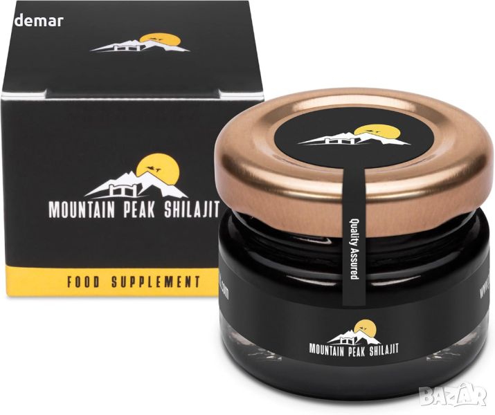 Mountain Peak Shilajit Resin – чиста хималайска смола Shilajit, (30g) буркан, снимка 1