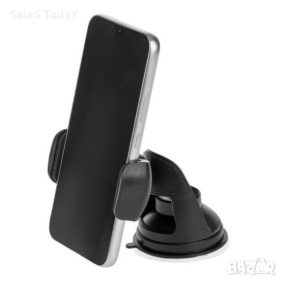 Стойка 2 в 1 за кола, с вендуза за табло и щипка за парно, снимка 1