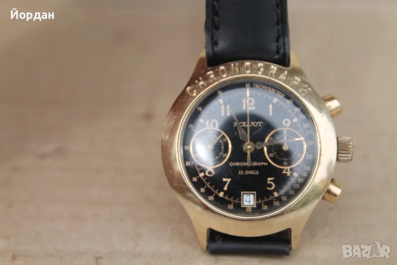 СССР мъжки часовник ''Полет'' хронограф /калибър 3133/, снимка 1