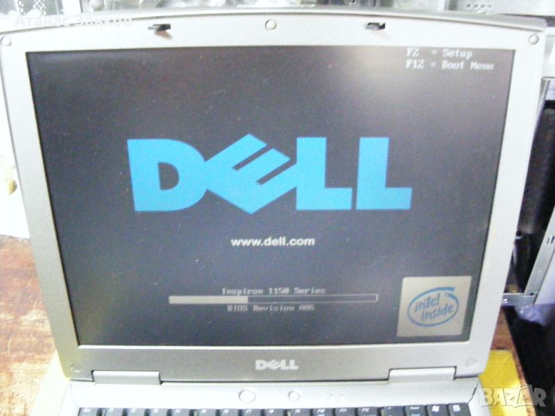 Ретро лаптоп за части Dell Inspiron 1150 , работещ със забележки, снимка 1