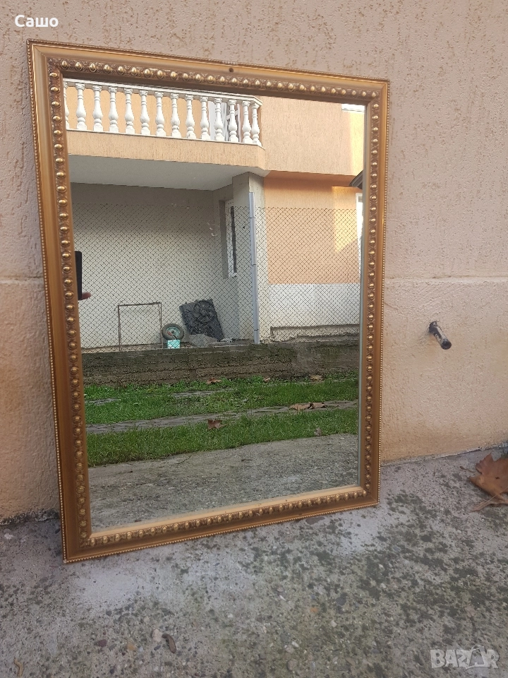 Огледало Кристално Позлатено, снимка 1
