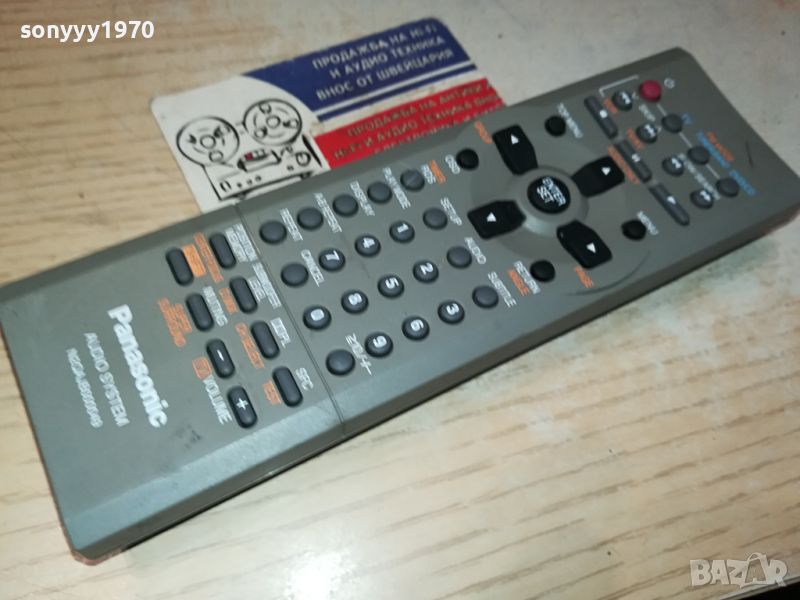 PANASONIC AUDIO REMOTE-SWISS 2304241243, снимка 1