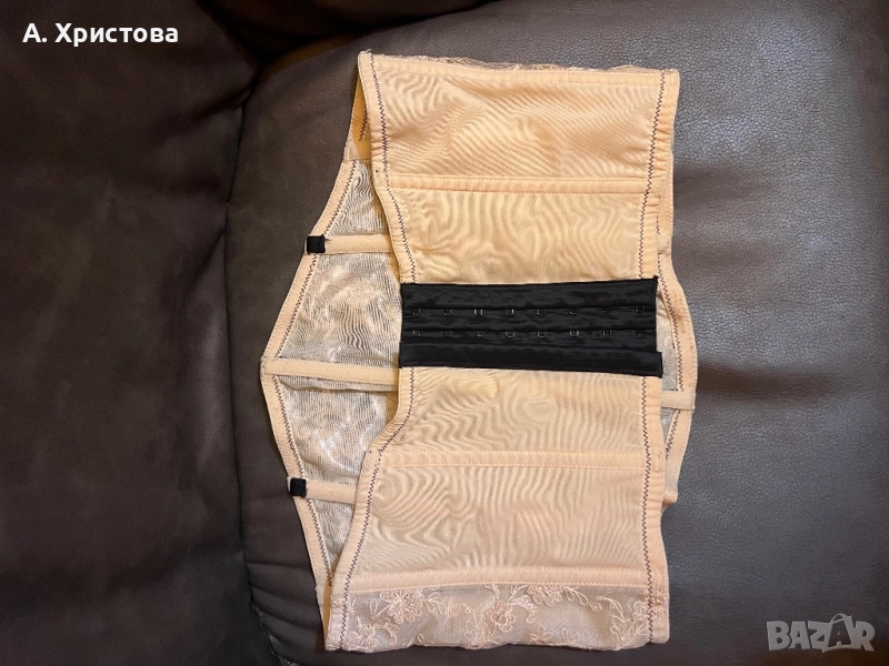 Корсет Victoria’s Secret с дантела черно и розово, снимка 1