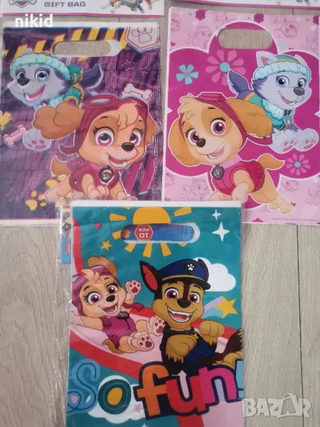Paw Pes Patrol Пес Патрул 10 бр торбички за сладки подарък рожден ден парти, снимка 1