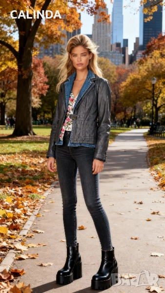 Кожено яке тип сако от естествена кожа, снимка 1