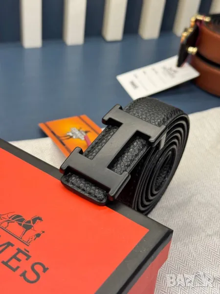 колан от ествествена кожа в кутия hermes , снимка 1