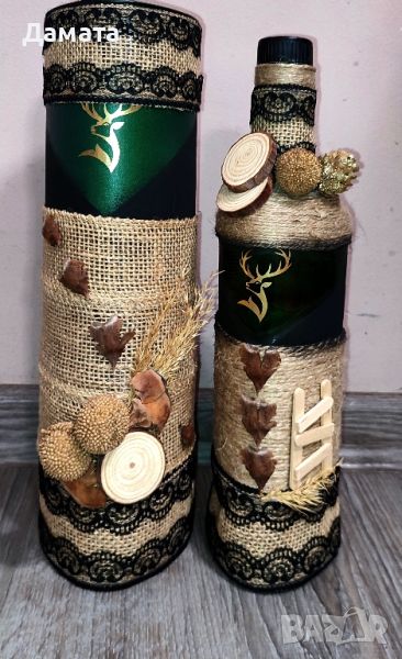 Декорирани бутилки/ шишета , снимка 1