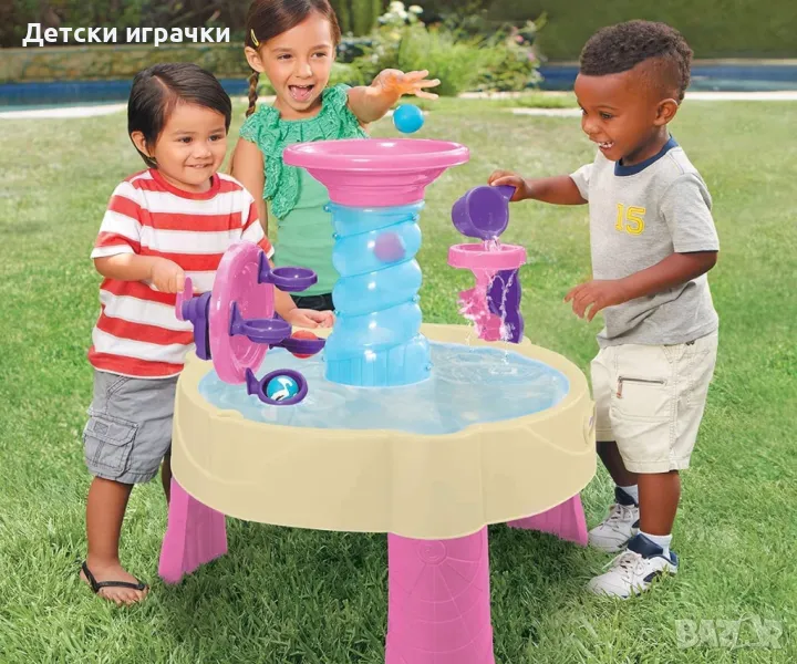 Детски аквапарк Little Tikes, розов, занимателна играчка с вода, снимка 1