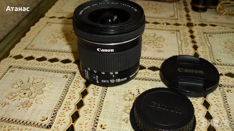 Обектив CANON EF-S 10-18mm f/4.5-5.6 IS STM, снимка 1
