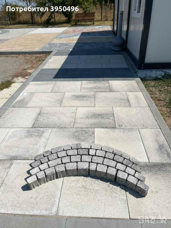 Semmelrock ARTE 8 Сегментен паваж - цвят: светъл гранит, снимка 1