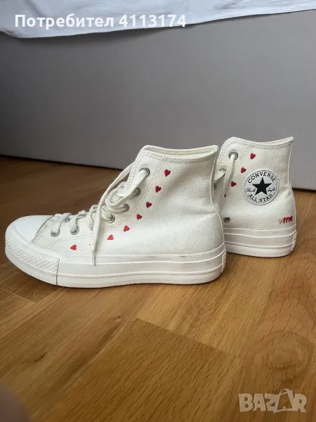 Converse обувки Свети Валентин, снимка 1