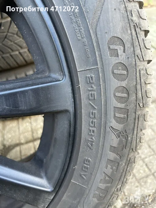 17” джанти Platin със зимни гуми Goodyear 215/55/17, снимка 1