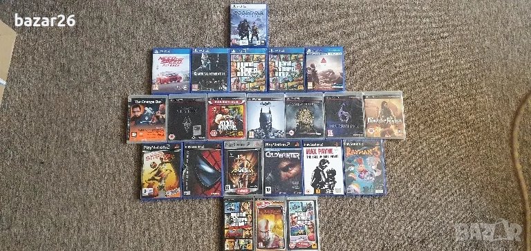 игри 31бр. за Playstation 2 , 3, 4 , 5 и psp, снимка 1