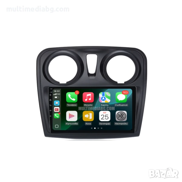 Dacia Sandero 2/Logan 2012-2019 Мултимедия Навигация Android, снимка 1