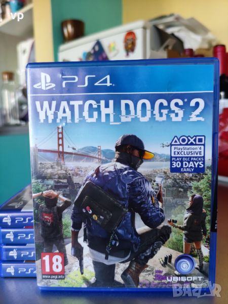 WATCH DOGS 2 -Блу Рей диск в перфектно състояние за PlayStation 5, Плейстейшън 4, PS4, PS5, снимка 1