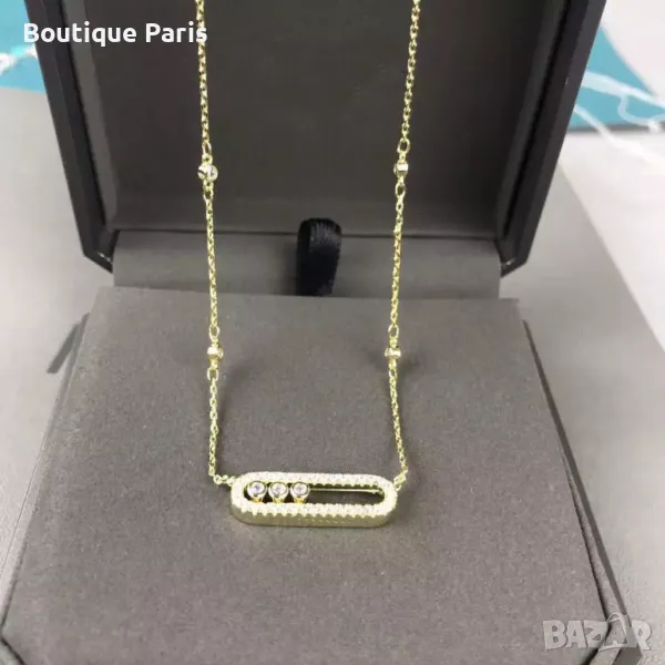 MESSIKA колие с мойсанити, снимка 1