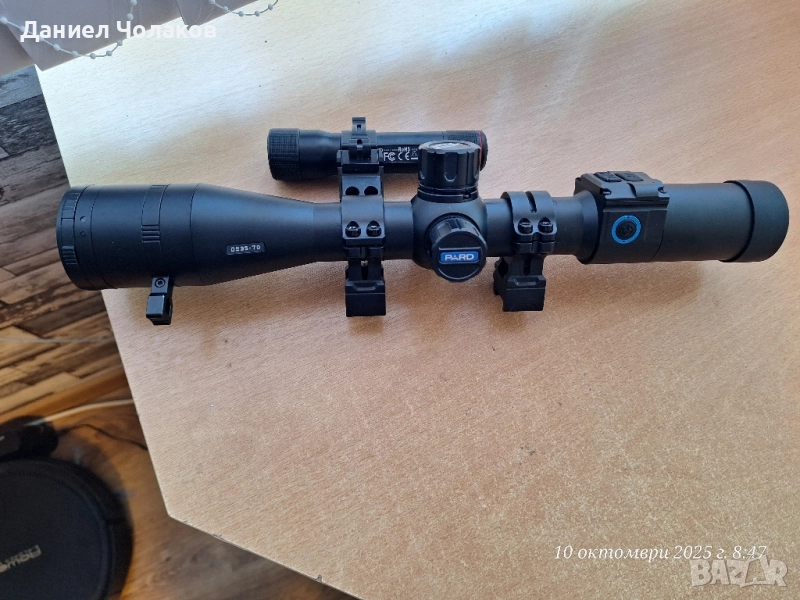 Оптика ден и нощ PARD DS35-70 без LRF, 5.6-11.5x увеличение, IP67 водоустойчивост, 940nm, снимка 1