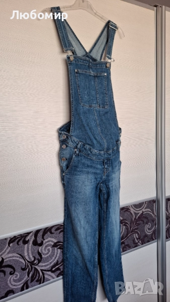 Продавам дънков гащиризон за бременни , снимка 1