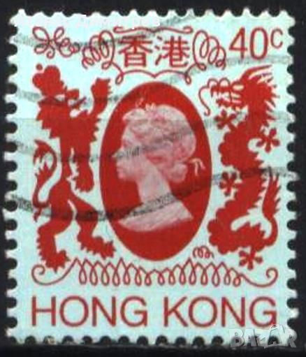 Клеймована марка Кралица Елизабет II 1982 от Хонг Конг, снимка 1