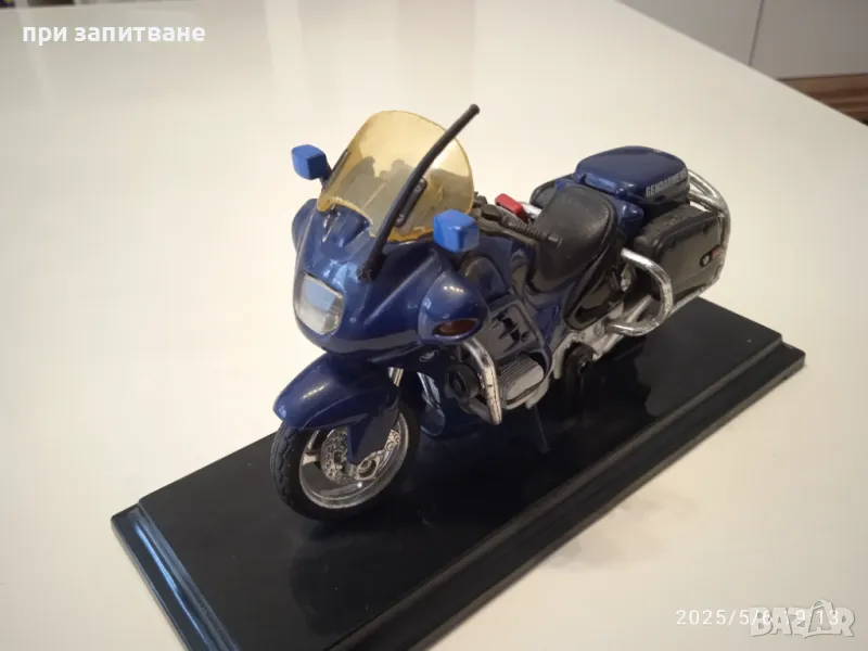 Мотор 1/18, BMW R 1100- RT-P, Maisto и Мотор POLISTIL 1/15 BMW R 75/5 POLICE, винтидж, снимка 1