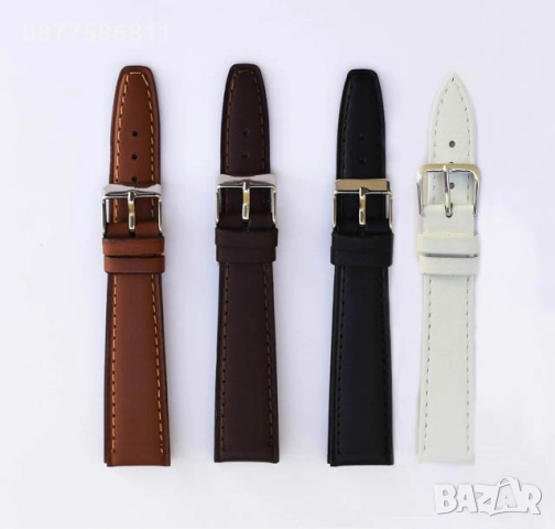 НОВА ЛУКСОЗНА ЧЕРВЕНА БОРДО КАИШКА ЗА ЧАСОВНИК ОТ ЕСТЕСТВЕНА КОЖА. ЧЕРВЕНИ БОРДО КАИШКИ ЗА ЧАСОВНИЦИ, снимка 7 - Каишки за часовници - 51612162