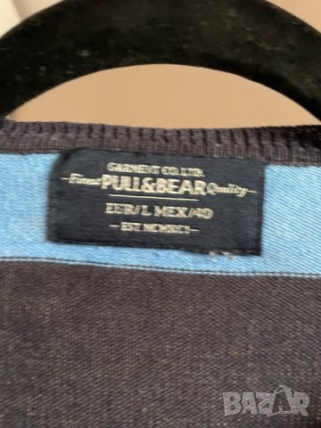 Pull & Bear Мъжки пуловер, L, снимка 4 - Блузи - 45983148