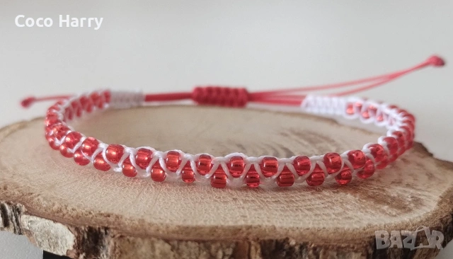 Комплект гривни мартенички,ръчно изработени, снимка 3 - Подаръци за жени - 53112470