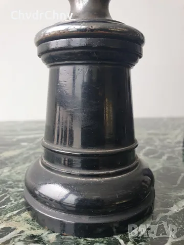 2бр WMF статуетки бюстове 22см-1кг/стар ВМФ посребрен бюст на Вагнер-Бетовен, снимка 12 - Антикварни и старинни предмети - 50411754