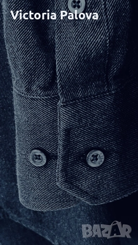 Плътна риза деним RILEY  Швеция , снимка 4 - Ризи - 52318482
