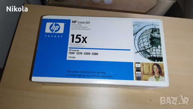 Тонер касета за HP LaserJet 15A - Black Original  HP  C7115A, снимка 7 - Консумативи за принтери - 46142966