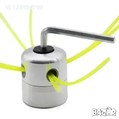 Подсилена алуминиева кордова глава за тример храсторез, снимка 3 - Градинска техника - 50679179