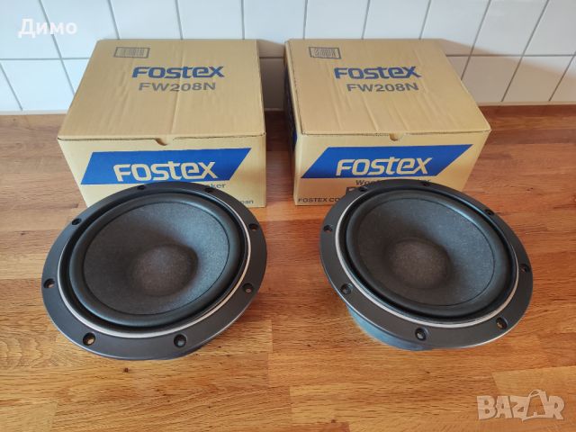 Говорители Fostex Fw208n, снимка 1 - Тонколони - 46010315