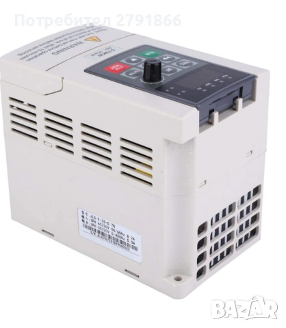 220V 0.75KW VFD Честотно задвижване вход-1-фазен изход - трифазен,контрол скорост, , снимка 4 - Друга електроника - 53659387