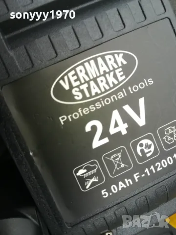 VERMARK STARKE 24V LI-ION BATTERY PACK 3003251731, снимка 13 - Винтоверти - 49699134