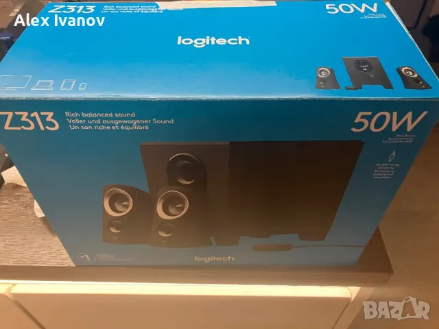 Logitech Z313 като нова., снимка 2 - Аудиосистеми - 48153185