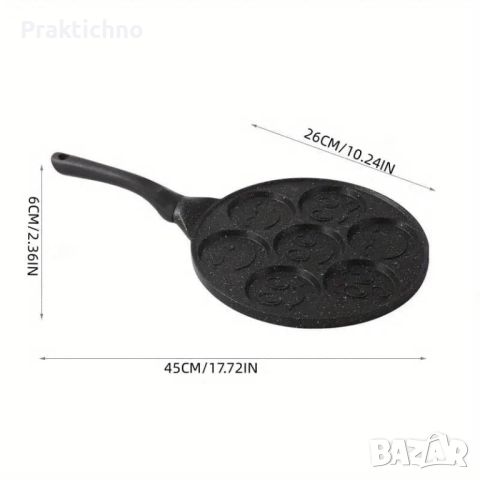 Детски тигани за малки палачинки с усмивки 🥞🍳😋🦁, снимка 2 - Съдове за готвене - 45701042